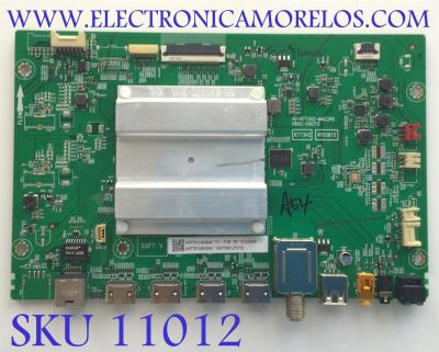 MAIN PARA TV TCL 4K·UHD·HDR ((ROKU TV)) / NUMERO DE PARTE 08-RT73013-MA200AA / 08-RT73013-MA300AA / 40-RT73H2-MAC2HG / 11602-500172 / RT73H2 / RTD2873 / V8-RT73K01-LF1V1131 / PANEL LVU550NDJL CD9W07 V1 / DISPLAY ST5461D12-5 VER.2.2 / MODELO 55S531